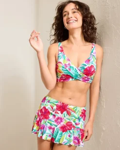 Tommy Bahama Island Cays Fiesta Skirted Bikini Bottoms-Women Bikini Bottoms