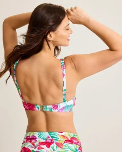 Tommy Bahama Island Cays Fiesta Underwire Wrap Bikini Top-Women Bikini Tops