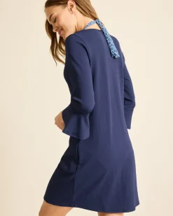 Tommy Bahama Island Cays Flounce-Sleeve Coverup Dress-Women Beach Coverups|Dresses