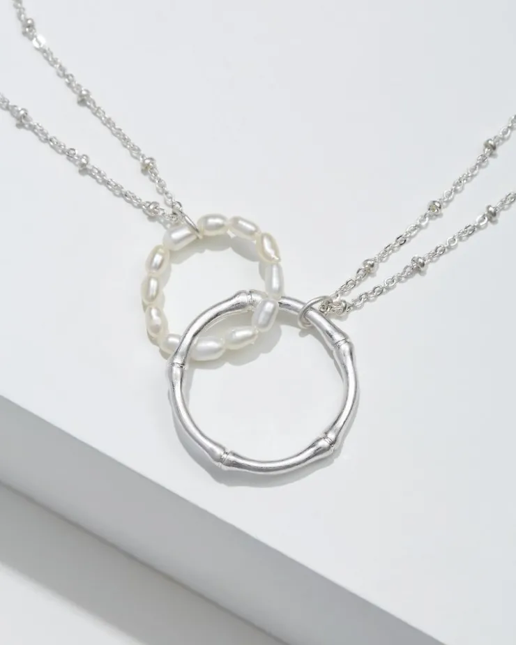 Tommy Bahama Island Essence Double Loop Bamboo Necklace-Women Jewelry