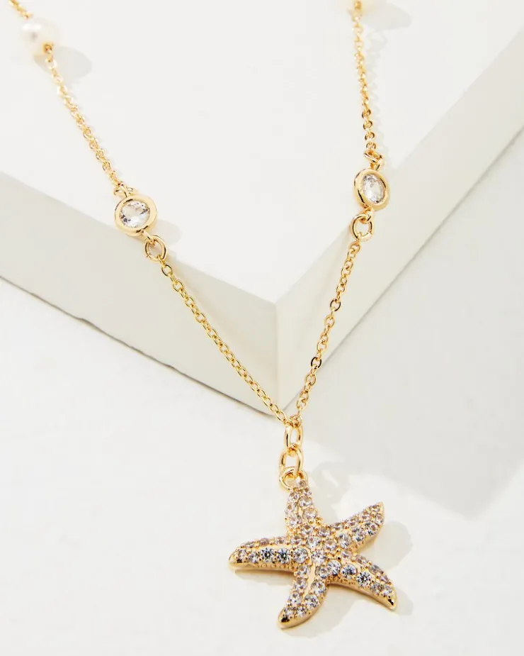 Tommy Bahama Island Essence Starfish Pearl Necklace-Women Jewelry