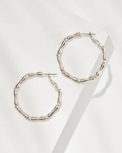 Tommy Bahama Island Essence Bamboo Hoop Earrings-Women Jewelry