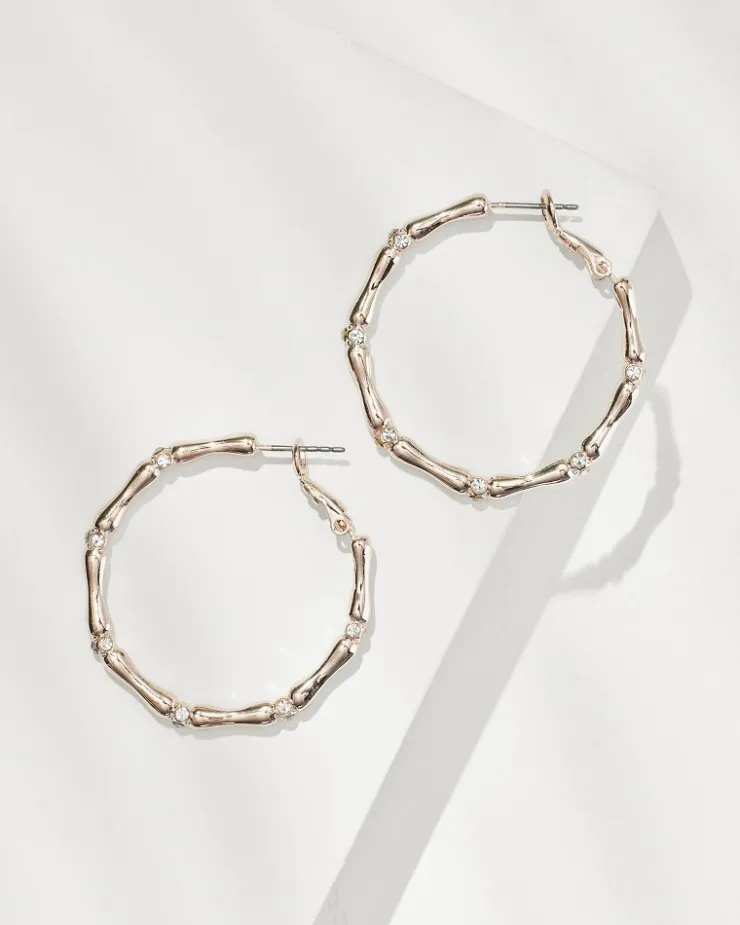 Tommy Bahama Island Essence Bamboo Hoop Earrings-Women Jewelry