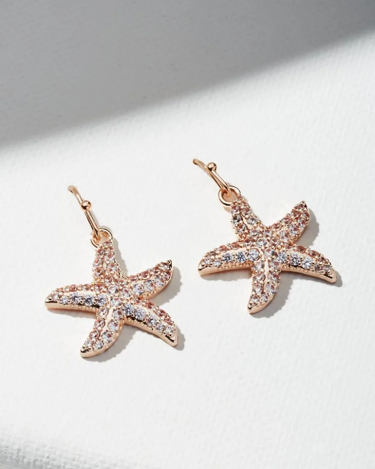 Tommy Bahama Island Essence Starfish Drop Earrings-Women Jewelry