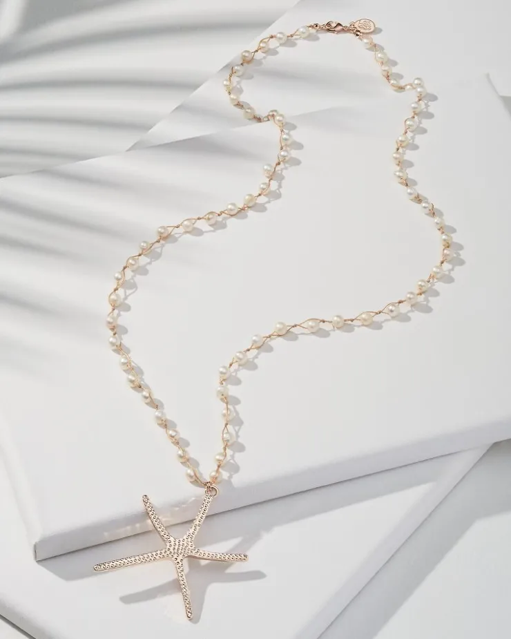 Tommy Bahama Island Essence Starfish Pendant Necklace-Women Jewelry