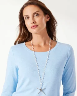 Tommy Bahama Island Essence Starfish Pendant Necklace-Women Jewelry