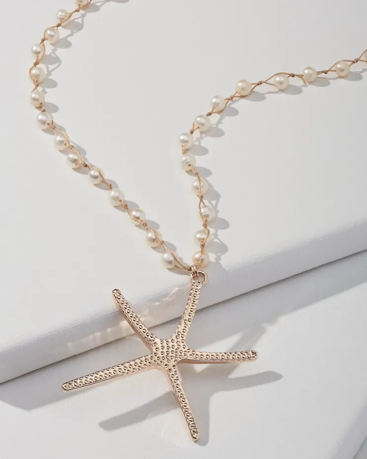 Tommy Bahama Island Essence Starfish Pendant Necklace-Women Jewelry