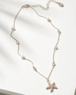 Tommy Bahama Island Essence Starfish Pearl Necklace-Women Jewelry
