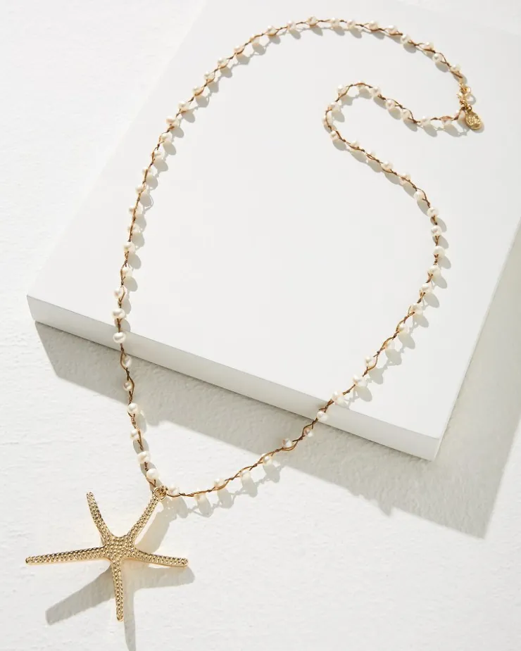 Tommy Bahama Island Essence Starfish Pendant Necklace-Women Jewelry