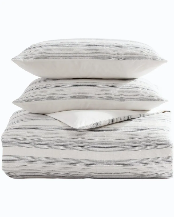 Tommy Bahama Island Micro Waffle 4-Piece Full/Queen Comforter Set- Comforters & Duvets