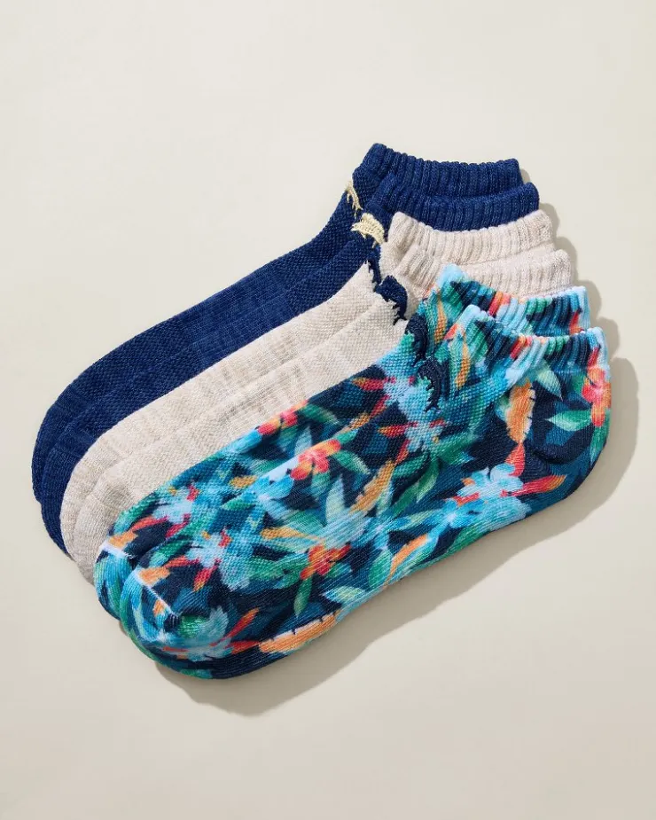 Tommy Bahama IslandZone® Performance Athletic Socks—3-Pack- Socks