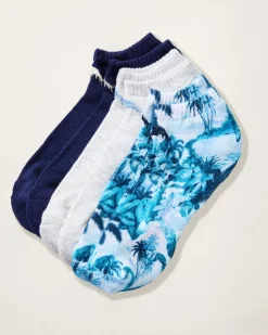 Tommy Bahama IslandZone® Performance Athletic Socks — 3 Pack- Socks