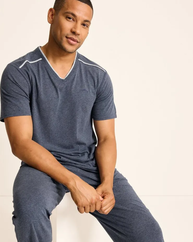 Tommy Bahama Jersey Short-Sleeve V-Neck T-Shirt- Loungewear & Pajamas