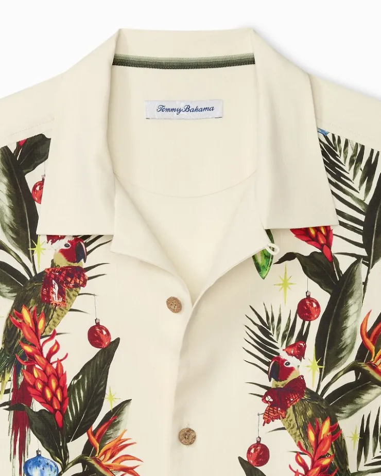 Tommy Bahama Jungle Jingle Silk Camp Shirt- Shirts