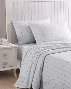 Tommy Bahama Kew Palms 4-Piece Queen Sheet Set- Sheet Sets & Bedskirts