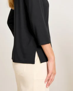 Tommy Bahama Kona Isles 3/4-Sleeve Boat-Neck Top-Women Loungewear|Tops & Shirts