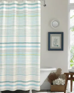 Tommy Bahama La Scala Breezer Shower Curtain- Bath