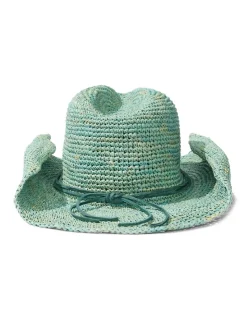 Tommy Bahama Lai Raffia Cowboy Hat-Women Hats & Caps