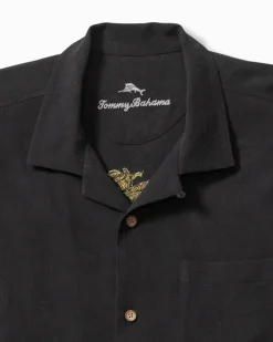 Tommy Bahama Let's Get It Poppin' Silk Camp Shirt- Shirts