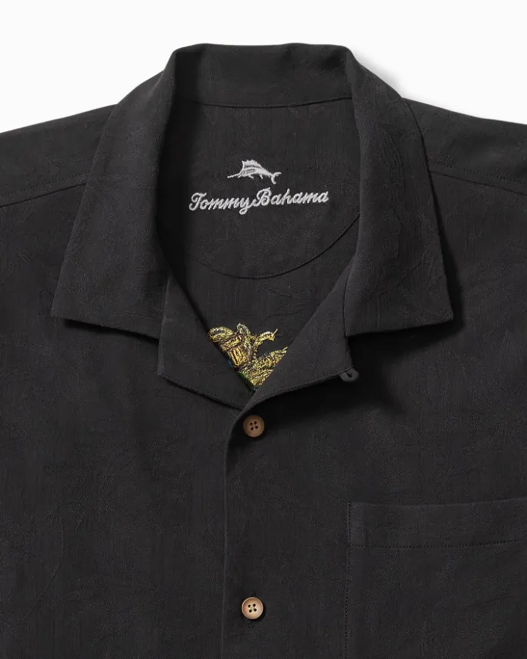 Tommy Bahama Let's Get It Poppin' Silk Camp Shirt- Shirts