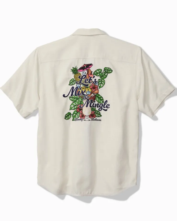 Tommy Bahama Let's Mix & Mingle Silk Camp Shirt- Shirts