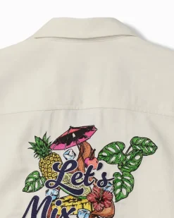 Tommy Bahama Let's Mix & Mingle Silk Camp Shirt- Shirts