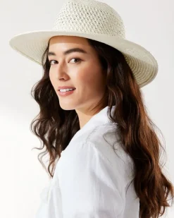 Tommy Bahama Luxe Vented Packable Hat-Women Hats & Caps