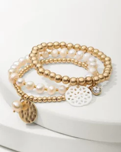Tommy Bahama Madeira Charm Stretch Bracelet Set-Women Jewelry