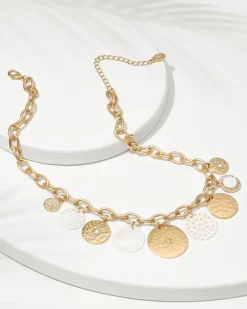 Tommy Bahama Madeira Mother of Pearl Statement Necklace-Women Jewelry