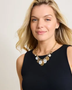 Tommy Bahama Madeira Mother of Pearl Statement Necklace-Women Jewelry