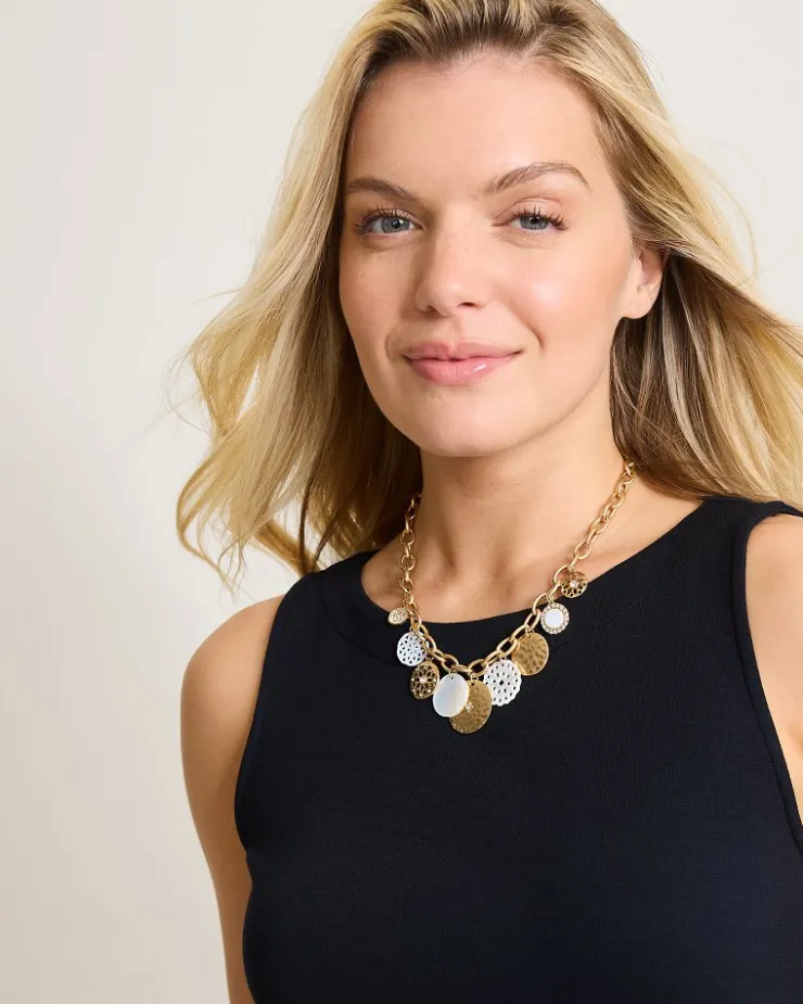 Tommy Bahama Madeira Mother of Pearl Statement Necklace-Women Jewelry