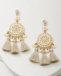 Tommy Bahama Madeira Tassel Statement Earrings-Women Jewelry