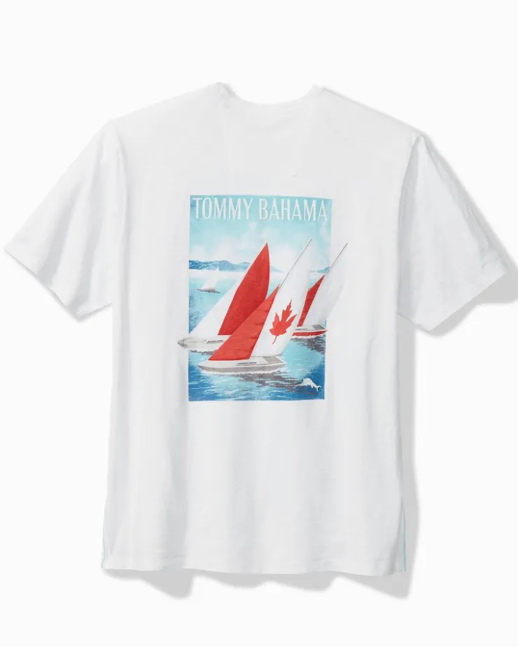 Tommy Bahama Maple Sails Short-Sleeve Lux T-Shirt- T-Shirts|Shirts