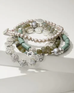 Tommy Bahama Marco Island Beaded Stretch Bracelet Set-Women Jewelry
