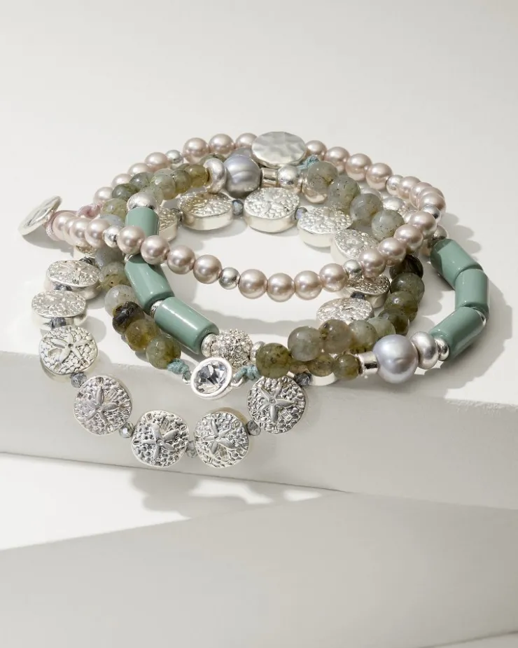 Tommy Bahama Marco Island Beaded Stretch Bracelet Set-Women Jewelry