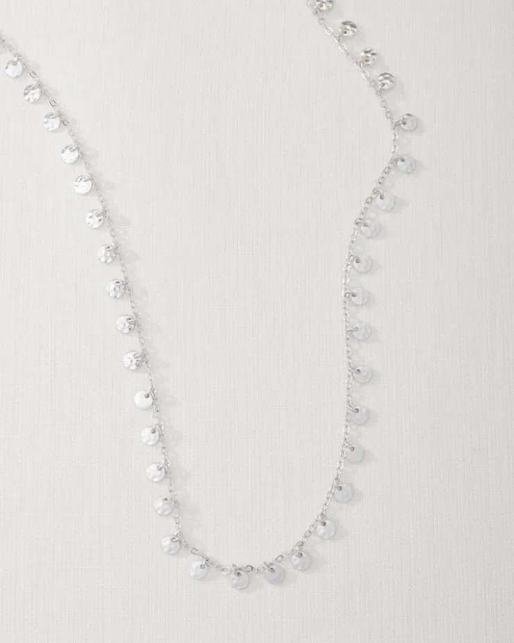 Tommy Bahama Marco Island Textured Disc Station Necklace-Women Jewelry