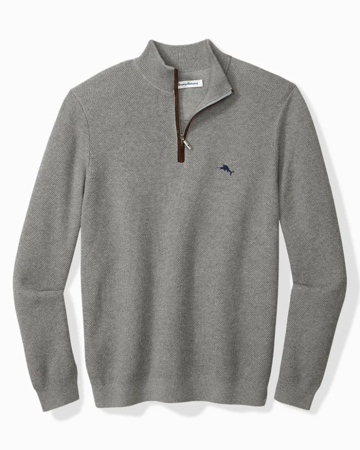Tommy Bahama Marlin Luxe Half-Zip Sweater- Sweaters