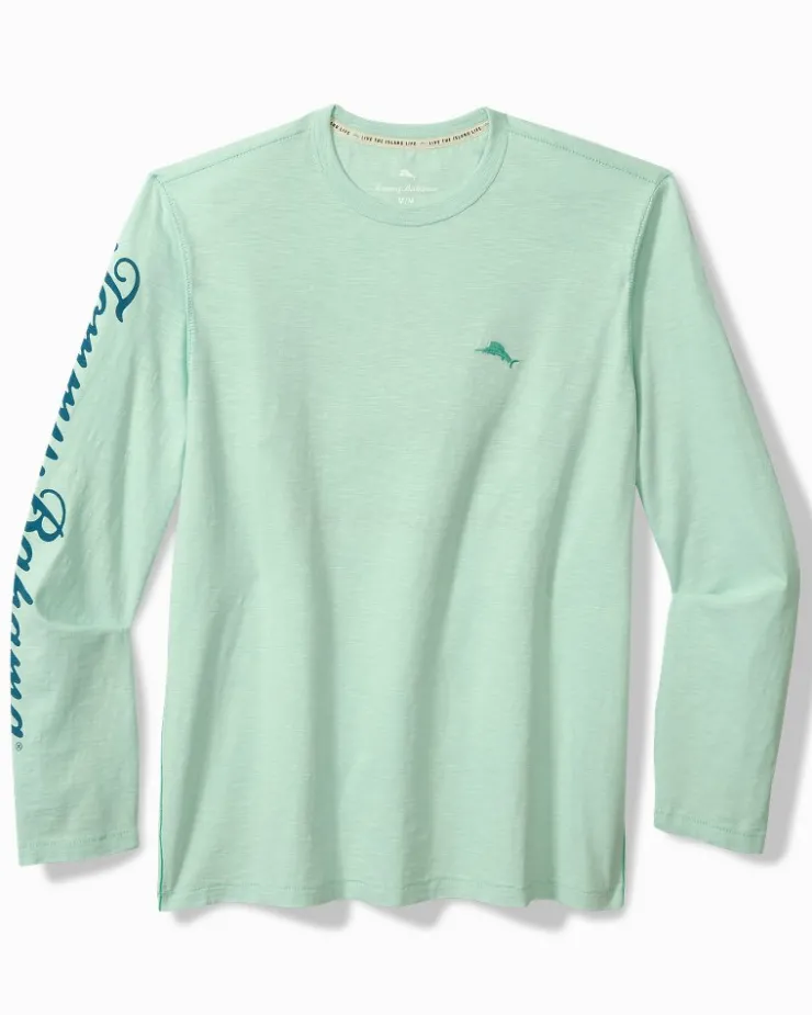 Tommy Bahama Marlin Mirage Lux Long-Sleeve T-Shirt- T-Shirts|Shirts