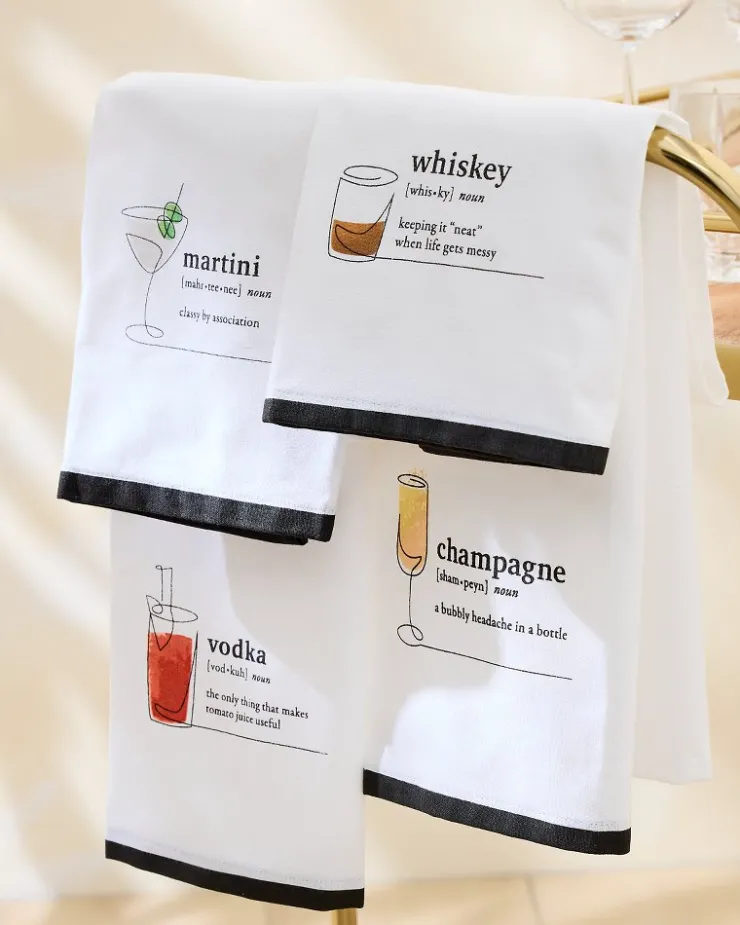 Tommy Bahama Martini Bar Towel- Drinkware & Bar