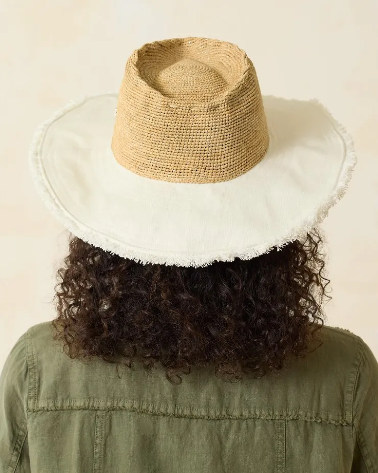 Tommy Bahama Melissa Lux Fringe Raffia Hat-Women Hats & Caps