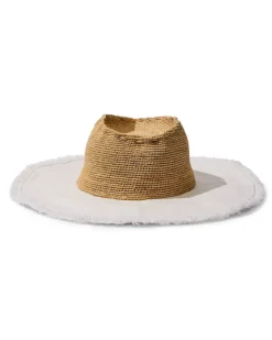 Tommy Bahama Melissa Lux Fringe Raffia Hat-Women Hats & Caps