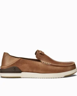 Tommy Bahama Men's OluKai® Kākaha Leather Slip-On Shoes- Shoes & Sandals