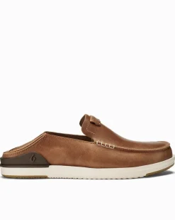 Tommy Bahama Men's OluKai® Kākaha Leather Slip-On Shoes- Shoes & Sandals