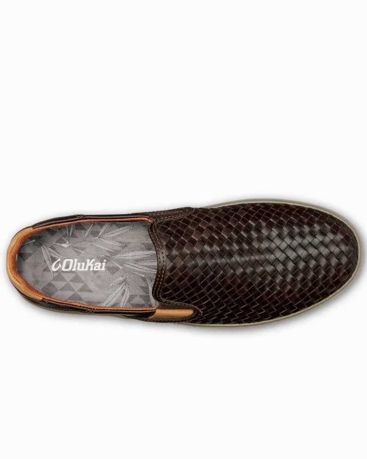 Tommy Bahama Men's OluKai® Lae'ahi Lauhala Slip-On Sneakers- Shoes & Sandals