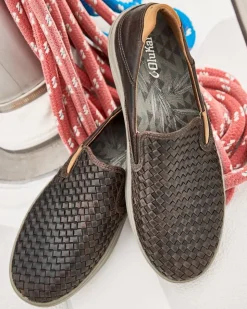 Tommy Bahama Men's OluKai® Lae'ahi Lauhala Slip-On Sneakers- Shoes & Sandals