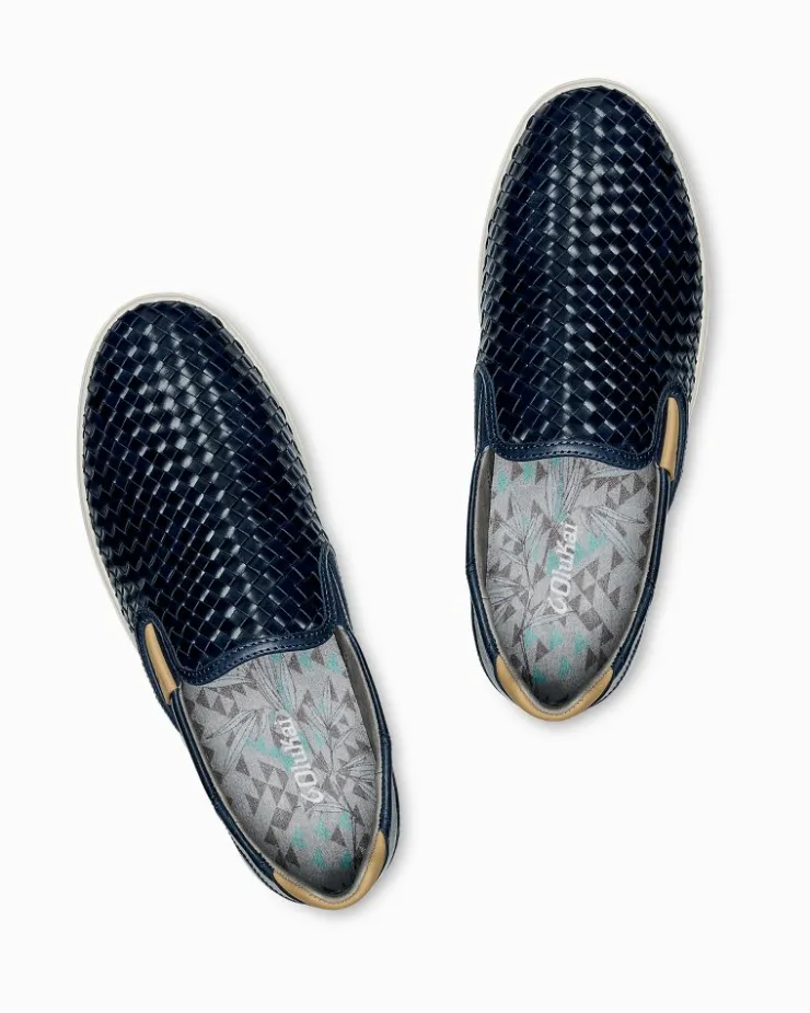 Tommy Bahama Men's OluKai® Lae'ahi Lauhala Slip-On Sneakers- Shoes & Sandals