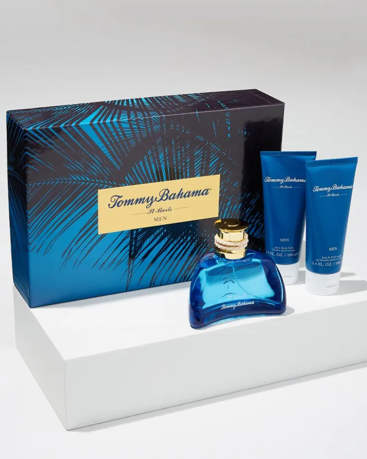 Tommy Bahama Men's St. Barts 3-Piece Gift Set- Cologne & Grooming