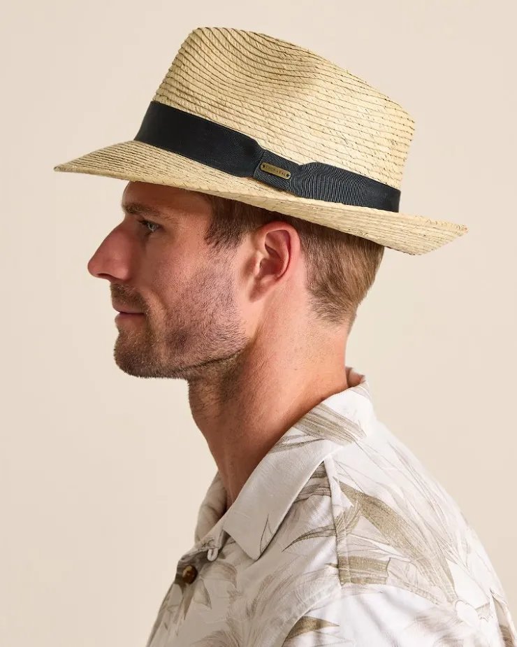 Tommy Bahama Mid-Brim Trilby Fedora Hat- Hats & Caps