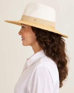Tommy Bahama Mimosa Raffia Safari Hat-Women Hats & Caps