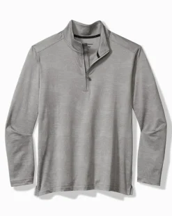 Tommy Bahama Monstera Fade IslandZone® Half-Zip Sweatshirt- Sweatshirts